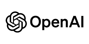 Logotipo da OpenAI, provedora parceira de inteligência artificial utilizada pela Secretária IA para automação de atendimento em clínicas e consultórios.