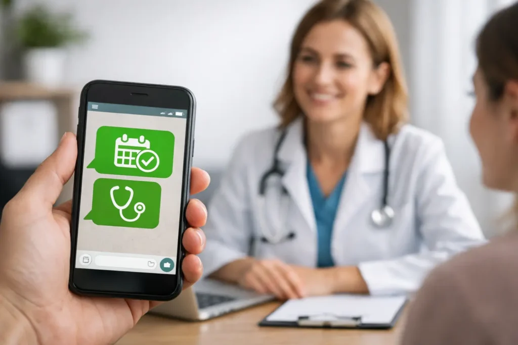 Agendamento de consultas pelo WhatsApp que vende