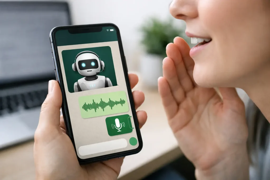 Chatbot que entende áudio no WhatsApp funciona?