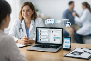 CRM médico que transforma conversas em consultas
