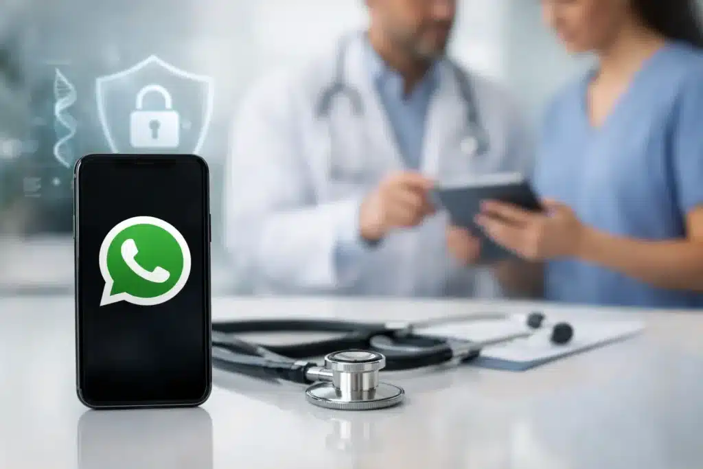 WhatsApp protege dados médicos? O que a clínica deve fazer