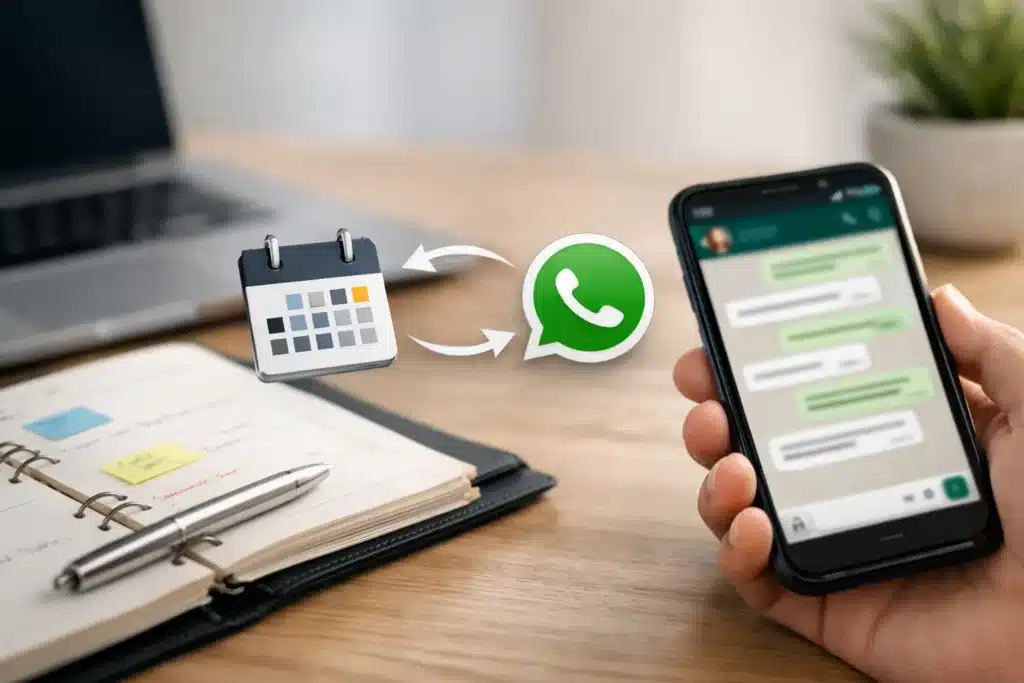 Guia de integração entre agenda e WhatsApp